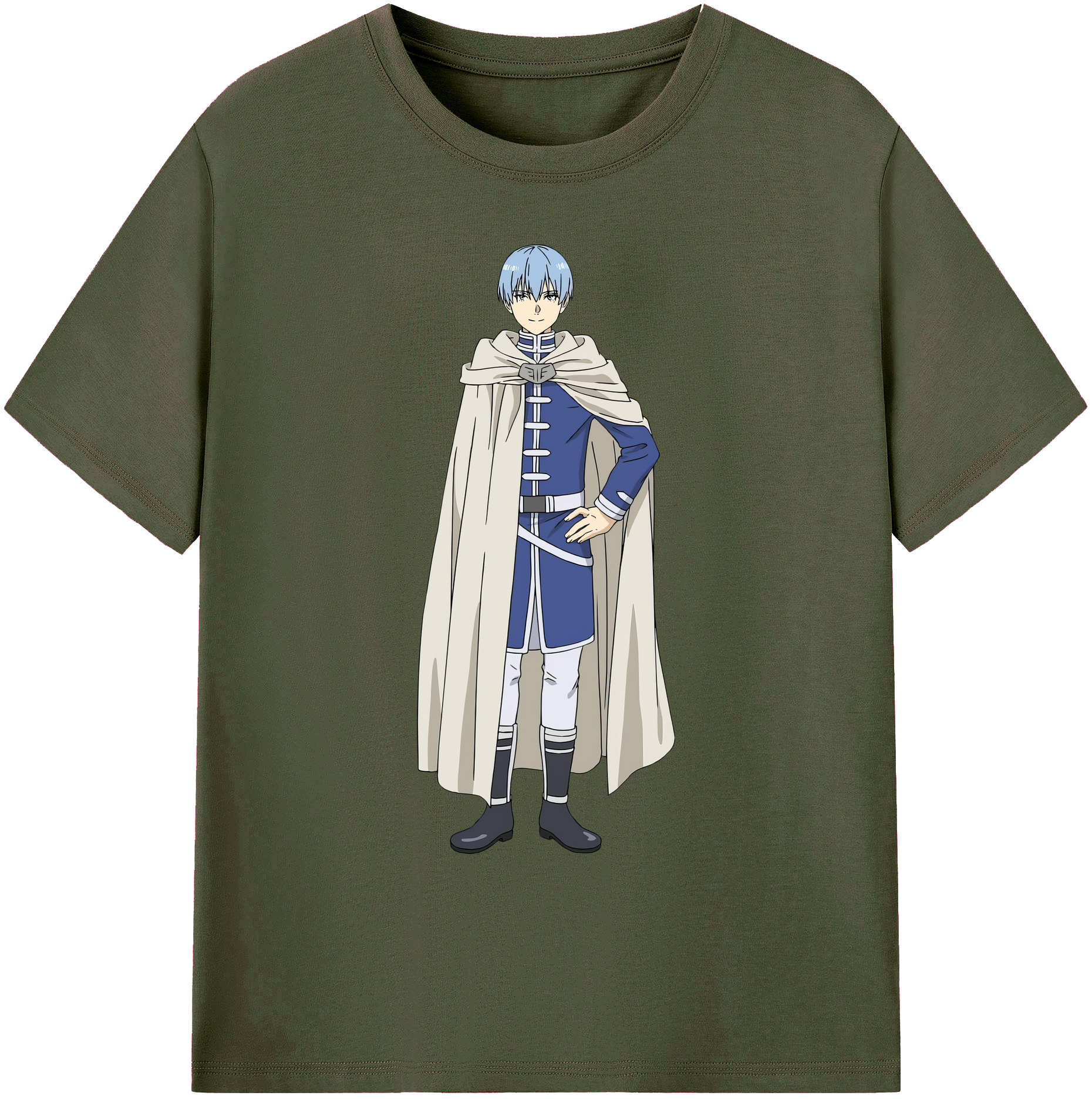 （画像用） 葬送のフリーレン Frieren 綿100％ メンズ半袖Tシャツ｜肌触りやわらか＆通気性